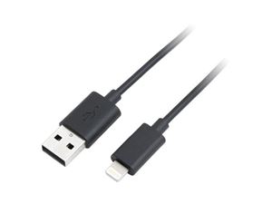 Immagine di LogiLink Lightning zu USB Anschulsskabel für iPad, iPhone5, iPod 1m (UA0182)