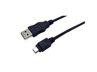 Picture of LogiLink USB 2.0 Verlängerung A zu Mini 5-Pin 1,8m schwarz (CU0014)