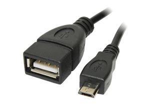 Afbeelding van OTG Adapter - Micro USB B/M to USB A/F Kabel 0,20m