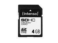 Afbeelding van SDHC 4GB Intenso CL10 Blister