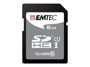 Afbeelding van SDHC 8GB EMTEC Blister Jumbo Extra CL 10