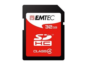 Picture of SDHC 32GB EMTEC CL4 Blister