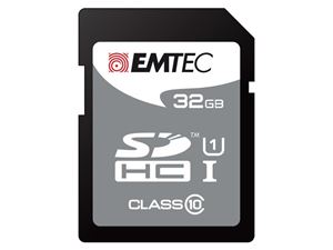 Afbeelding van SDHC 32GB EMTEC Jumbo Extra Blister CL 10