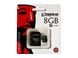 Изображение MicroSDHC 8GB Kingston CL4 Blister
