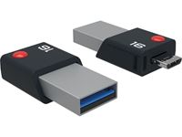 Obrazek USB FlashDrive 16GB EMTEC Mobile & Go OTG USB 3.0 Blister