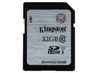 Picture of SDHC 32GB Kingston CL10 UHS-I Blister