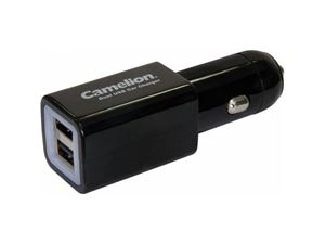 Εικόνα της Camelion Duales USB-Kfz-Ladegerät (DD801-DB)