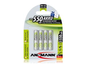 Resim Akku Ansmann AAA Micro 550mAH maxE+ (4 Stk)