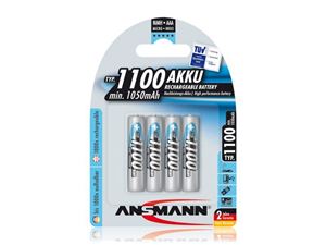 Εικόνα της Akku Ansmann AAA Micro 1100mAH maxE+ (4 Stk)