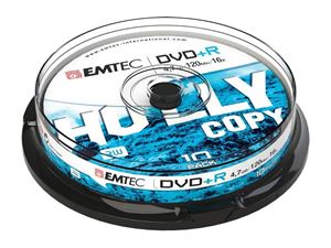 Εικόνα της EMTEC DVD+R 4,7 GB 16x Speed - 10stk Cake Box