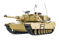 Bild von RC Panzer "M1A2 Abrams" 1:16 Heng Long -Rauch&Sound + Metallgetriebe und 2,4Ghz