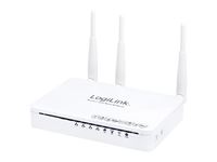 Изображение LogiLink 4 Port-450 Mbps-Kabelloser Dual-Band Router (WL0143)