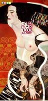 Bild von Gustav Klimt - Judith II f76899 60x120 CM Jugendstil Ölgemälde handgemalt