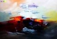 Obrazek Abstract - New York sailing journey d82383 60x90cm abstraktes Ölgemälde