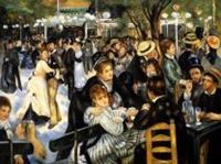 Immagine di Pierre Renoir - Ball im Moulin de la Galette k84546 G 90x120cm imposantes Ölgemälde handgemalt Museumsqualität