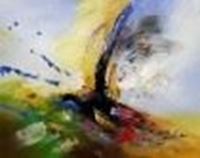 Εικόνα της Abstract -  Tower of colors b85896 40x50cm abstraktes Ölbild handgemalt