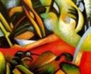 Imagen de August Macke - Der Sturm c86406 50x60cm handgemaltes Ölgemälde