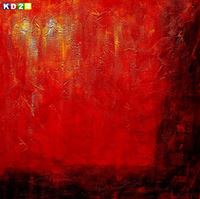 Resim Abstract - Legacy of Fire m88300 120x120cm abstraktes Ölbild handgemalt
