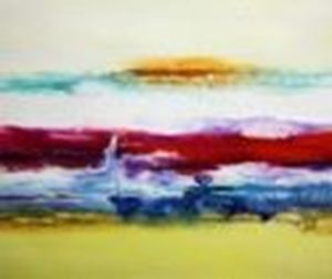 Afbeelding van Abstrakt - Rendezvous auf Jupiter c88923 50x60cm abstraktes Ölgemälde