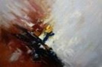 Picture of Abstrakt - Farbtektonik d88755 60x90cm abstraktes Ölgemälde