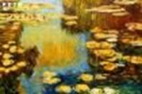 Picture of Claude Monet - Seerosen im Sommer d88647 60x90cm exquisites Ölbild