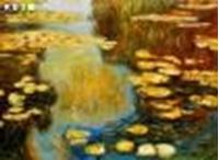 Obrazek Claude Monet - Seerosen im Sommer i89094 80x110cm exquisites Ölbild