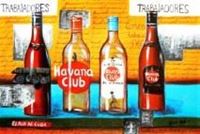 Afbeelding van Cuba Havana Club Party d90591 60x90cm Ölgemälde handgemalt