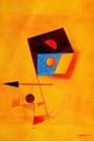 Resim Paul Klee - Conqueror d91140 60x90cm exquisites Ölgemälde