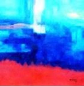 Изображение Abstract - Meeting on Ceres g91294 80x80cm modernes Ölgemälde