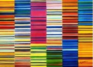 Resim Modern Art - Lorenz stripes homage of Paul Smith i91391 80x110cm Ölgemälde