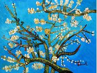 Imagen de Vincent van Gogh - Äste mit Mandelblüten a91576 30x40cm Ölbild handgemalt