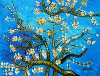 Imagen de Vincent van Gogh - Äste mit Mandelblüten a91577 30x40cm Ölbild handgemalt