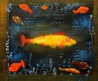 Resim Paul Klee - Der Goldfisch b91595 40x50cm handgemaltes Ölgemälde 