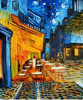 Resim Vincent van Gogh - Nachtcafe c91623 50x60cm exzellentes Ölgemälde handgemalt