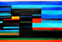 Resim Paul Klee - Feuer am Abend d91694 60x90cm Ölgemälde handgemalt