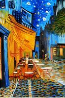 Image de Vincent van Gogh - Nachtcafe d91731 60x90cm exzellentes Ölgemälde handgemalt