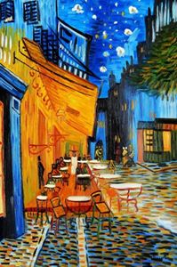 Immagine di Vincent van Gogh - Nachtcafe d91731 60x90cm exzellentes Ölgemälde handgemalt