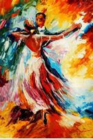 Изображение Modern Art - The first dance d91753 60x90cm exquisites Ölbild