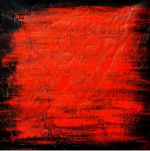 Immagine di Abstrakt - Black Ruby g91804 80x80cm abstraktes Ölgemälde handgemalt