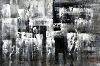 Afbeelding van Abstrakt - Nacht in New York d92028 60x90cm Ölgemälde handgemalt