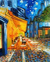 Image de Vincent van Gogh - Nachtcafe b92120 40x50cm exzellentes Ölgemälde handgemalt