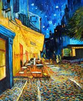Bild von Vincent van Gogh - Nachtcafe c92156 50x60cm exzellentes Ölgemälde handgemalt