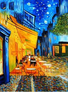 Resim Vincent van Gogh - Nachtcafe k92414 90x120cm exzellentes Ölgemälde handgemalt