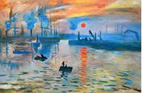 Imagen de Claude Monet - Sonnenaufgang p92463 120x180cm Ölgemälde handgemalt